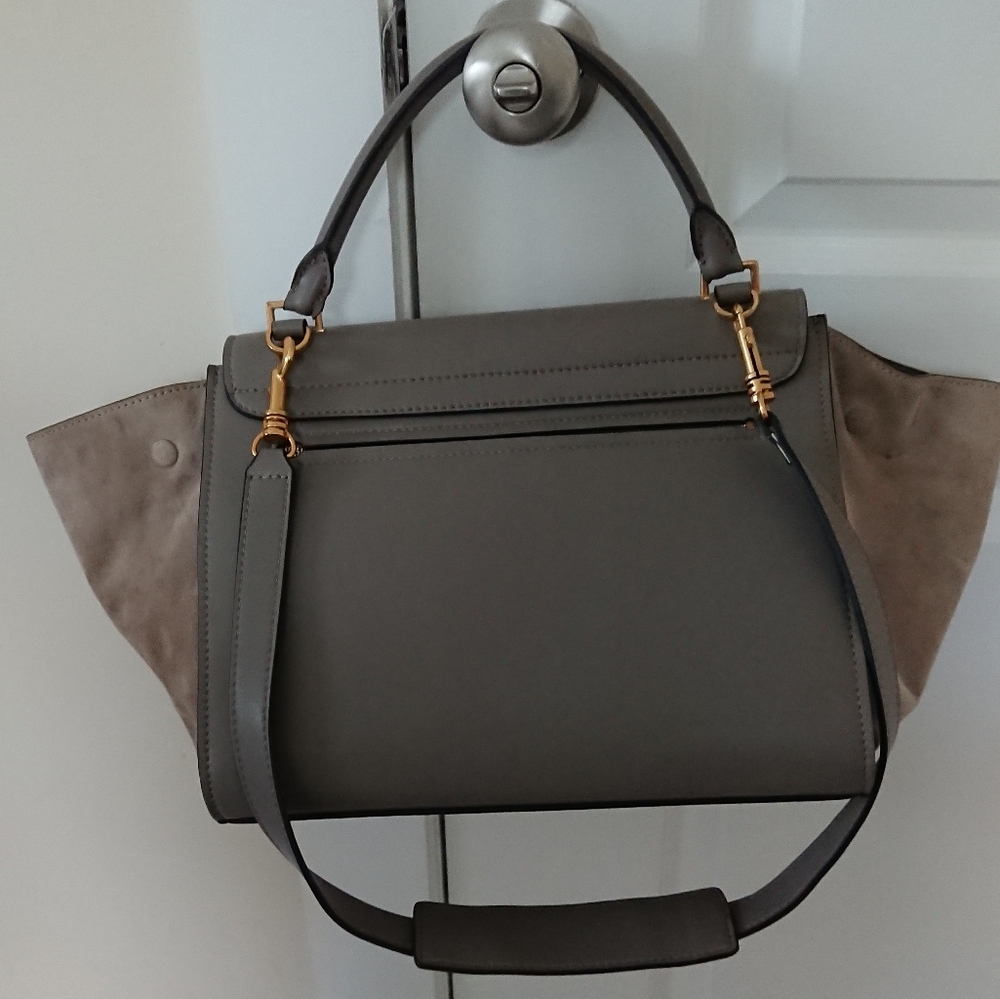 Celine medium trapeze elephant gray purse - Picture 2 of 16